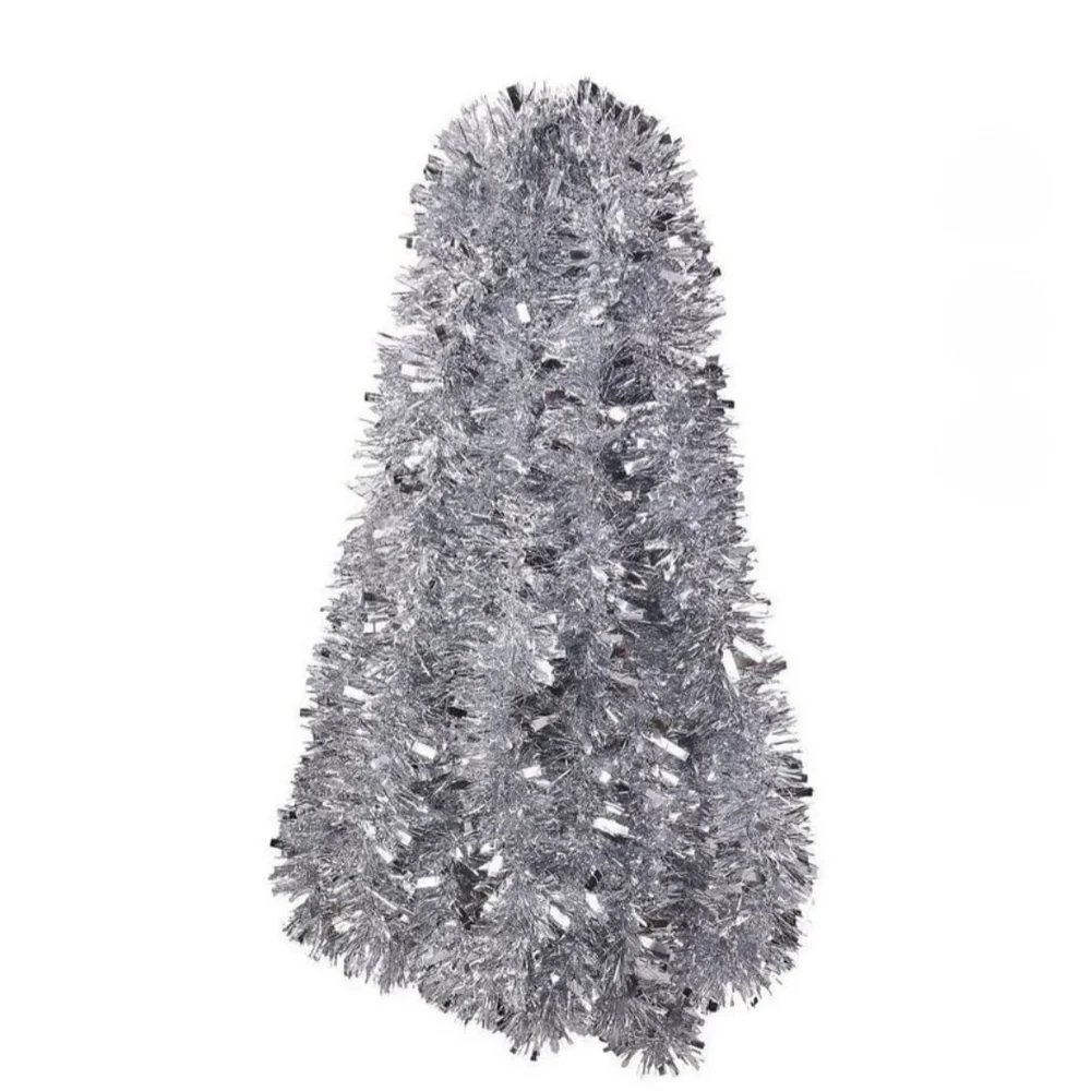 Silver Tinsel Garland 2 Sets Nwt